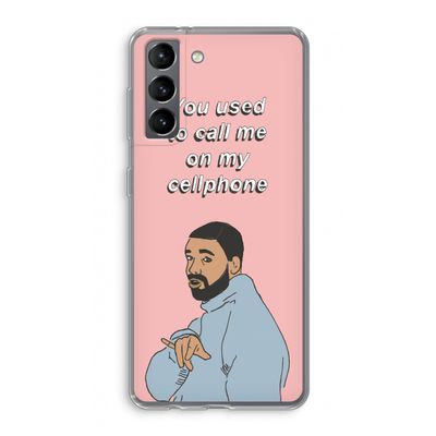 Hotline bling: Samsung Galaxy S21 Transparant Hoesje