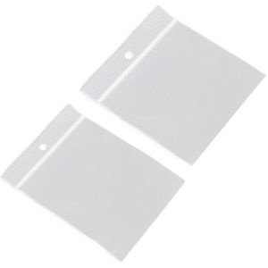 200x Kleine verpakkingszakjes met luchtdichte druksluiting/gripsluiting 60 x 80 mm en 100 x 100 mm
