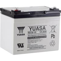 Yuasa REC36-12 Loodaccu 12 V 36 Ah Loodvlies (AGM) (b x h x d) 196 x 169 x 130 mm M5-schroefaansluiting Geringe zelfontlading, Onderhoudsarm, Cyclusbestendig