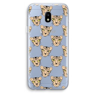 Tijger: Samsung Galaxy J3 (2017) Transparant Hoesje