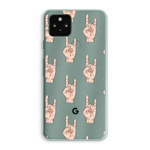 Rock: Google Pixel 5a 5G Transparant Hoesje