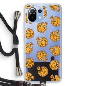 You Had Me At Pizza: Xiaomi Mi 11 Lite Transparant Hoesje met koord