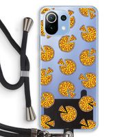 You Had Me At Pizza: Xiaomi Mi 11 Lite Transparant Hoesje met koord