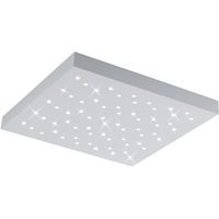 LED Plafondlamp - Plafondverlichting - Trion Tarza - 22W - Aanpasbare Kleur - Afstandsbediening - Dimbaar - Vierkant - Mat Wit - Aluminium - thumbnail