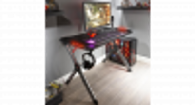 X-Rocker Lynx Gaming Bureau - met ledverlichting - Koptelefoonhouder - Esports