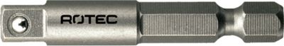 Rotec Adapter E 6,3 x 50mm x 1/4"-4-kt. met kogel - 820.00201 - 820.00201