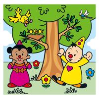 Studio 100 Bumba kleurboek - kleuren met water - groen