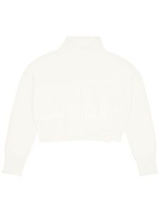 MM6 Maison Margiela pull à col montant - Blanc