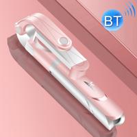 XT-09 multifunctionele live broadcast mobiele Bluetooth zelfontspanner Pole statief (roze)