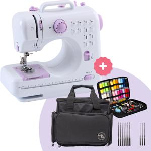 Naaimachine voor Beginners - Mega Combideal met Tas, Naai- & Naalden set