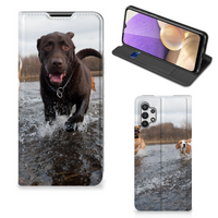 Samsung Galaxy A32 5G Hoesje maken Honden Labrador - thumbnail