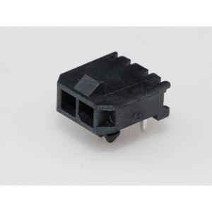 Molex 436500202 Male header, inbouw (standaard) Totaal aantal polen: 2 Rastermaat: 3.00 mm Inhoud: 1 stuk(s) Tray