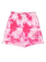 Calvin Klein Kids short en jean à motif tie dye - Rose