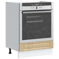 Ovenkast "Porto" bewerkt hout sonoma eikenkleurig