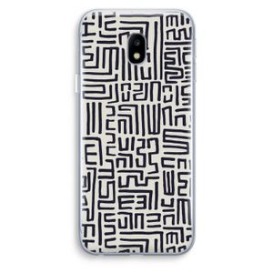 Moroccan Print: Samsung Galaxy J3 (2017) Transparant Hoesje