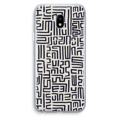 Moroccan Print: Samsung Galaxy J3 (2017) Transparant Hoesje