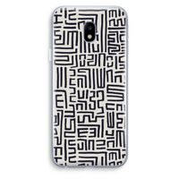 Moroccan Print: Samsung Galaxy J3 (2017) Transparant Hoesje