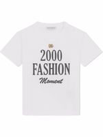 Dolce & Gabbana Kids t-shirt à imprimé 2000 Fashion Moment - Blanc - thumbnail