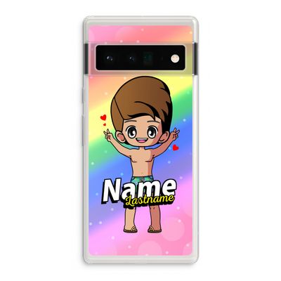 Chibi Maker man: Google Pixel 6 Pro Transparant Hoesje
