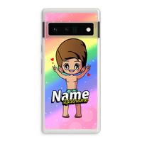 Chibi Maker man: Google Pixel 6 Pro Transparant Hoesje