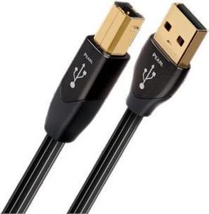 AudioQuest 1.5m Pearl USB A-B USB-kabel 1,5 m USB 2.0 USB B Zwart