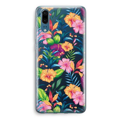 Tropisch 2: Huawei P20 Transparant Hoesje