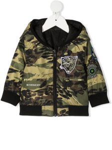 Givenchy Kids veste à imprimé camouflage - Vert