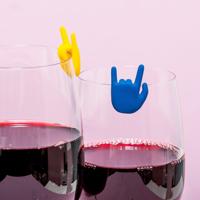 Rock Hand Glass Marker Set of 8