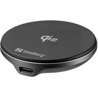 Sandberg 441-61 oplader voor mobiele apparatuur Universeel Aluminium, Zwart USB Draadloos opladen Bi