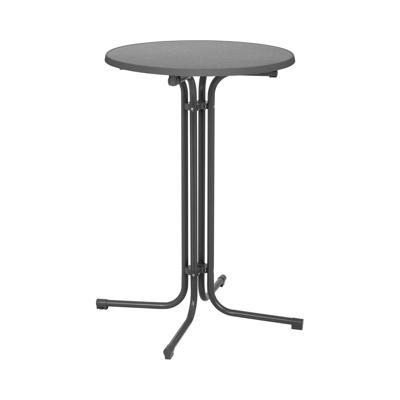 Bartafel - Ø 70 cm - vouwbaar - grijs - Royal Catering