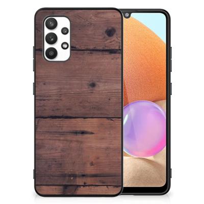 Samsung Galaxy A32 4G | A32 5G Enterprise Editie Houten Print Telefoonhoesje Old Wood