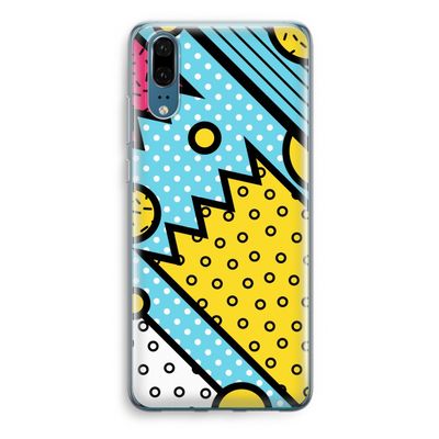 Pop Art #1: Huawei P20 Transparant Hoesje
