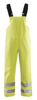 Blåkläder Bretelregenbroek High-Vis LEVEL 3 13862005 | High-Vis Geel | Maat XL - 7330509569832