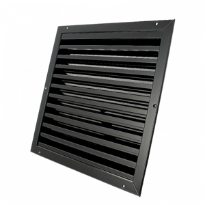 Buitenmuurrooster Aluminium (lxh) 500x500mm - Zwart