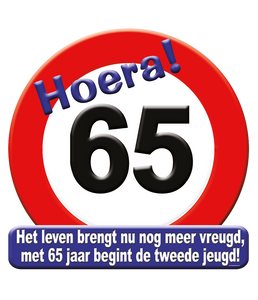 Huldeschild 65 jaar