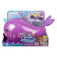 Mattel Polly Pocket Avontuur in de Fonkelgrot Narwalavontuur Boot Speelset - thumbnail