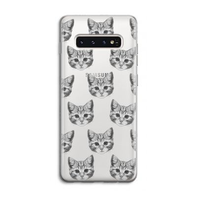 Kitten: Samsung Galaxy S10 4G Transparant Hoesje