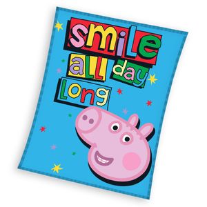 Peppa Pig Fleece plaid Smile 110 x 140 cm