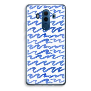 Blauwe golven: Huawei Mate 10 Pro Transparant Hoesje