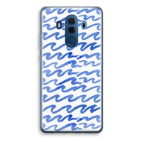 Blauwe golven: Huawei Mate 10 Pro Transparant Hoesje