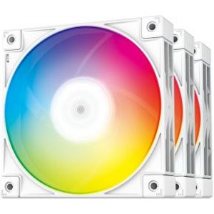 DeepCool FC120-3 IN 1 Computer behuizing Ventilator 12 cm Grijs, Wit 3 stuk(s)