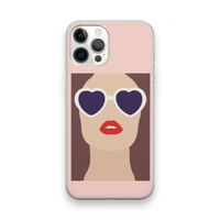Red lips: iPhone 12 Pro Max Transparant Hoesje