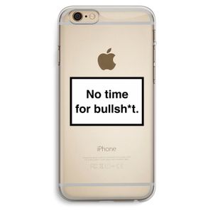 No time: iPhone 6 Plus / 6S Plus Transparant Hoesje