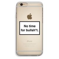 No time: iPhone 6 Plus / 6S Plus Transparant Hoesje
