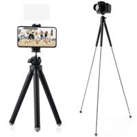 MOJOGEAR Telefoon statief met uitschuifbare poten tot 110cm - met premium telefoonhouder