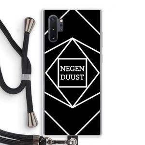 Negenduust geometrisch: Samsung Galaxy Note 10 Plus Transparant Hoesje met koord