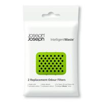 Joseph Joseph Intelligent Waste geurfilter - zwart - 2 stuks - thumbnail
