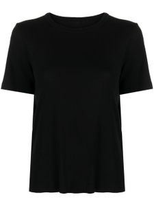 Raquel Allegra t-shirt en coton à col rond - Noir