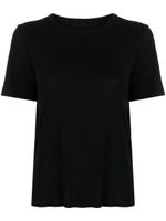 Raquel Allegra t-shirt en coton à col rond - Noir