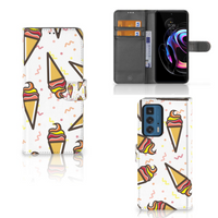 Motorola Edge 20 Pro Book Cover Icecream